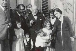 Luigi Pirandello con la famiglia a Soriano nel Cimino (1911 circa)