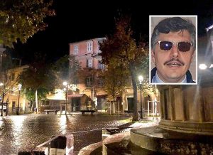 San Faustino illuminato - Nel riquadro: Michele Ranucci