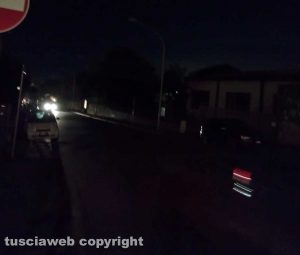 Viterbo - Quartiere Carmine al buio