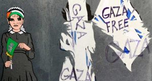 Milano - Il murale di Anna Frank vandalizzato