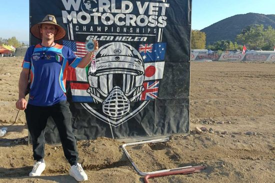 Sport - Motocross - Francesco Pasqualetti al World Vet Mx