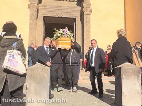 Tuscania - I funerali di Elisa Di Francesco
