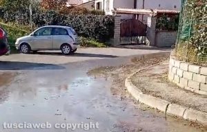 Perdita d'acqua a Paparano