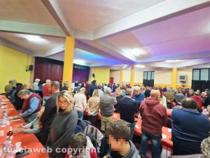 Viterbo - Cena di gemellaggio tra le associazioni "Ex Facchini di Santa Rosa" e "La Rosa"