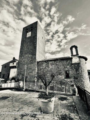 Bassano in Teverina in bianco e nero