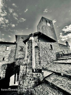 Bassano in Teverina in bianco e nero