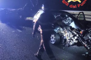 Cerveteri - L'incidente sull'A12