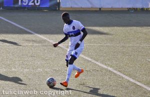 Civitavecchia - Il centrocampista Ngom