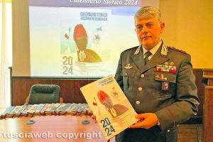 Viterbo - Carabinieri - La presentazione del calendario storico dell'Arma 2024