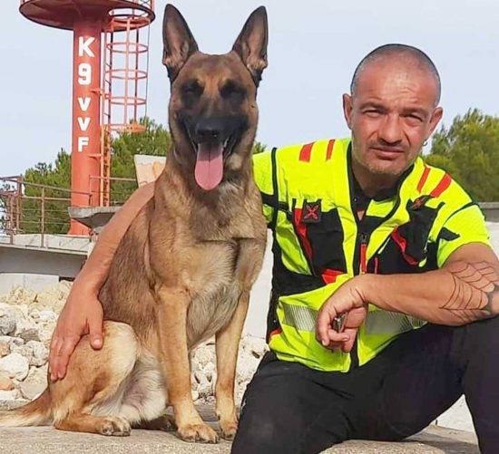  Andrea Guiso con il cane Miscka 