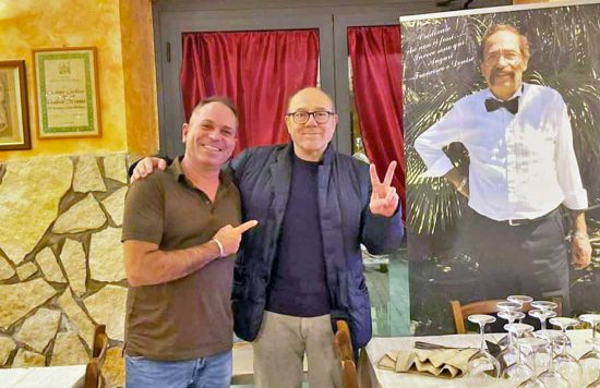 Civitavecchia - Carlo Verdone al ristorante "Da Baffone"