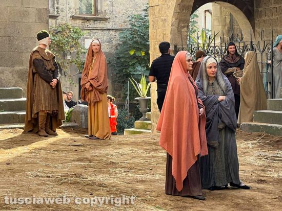Viterbo - Le riprese di "In the Hand of Dante"