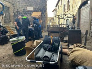 Viterbo - Le riprese di "In the Hand of Dante"