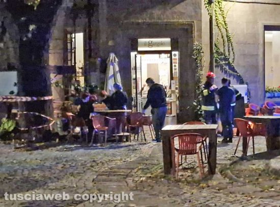 Viterbo - Incendio al ristorante il Gargolo