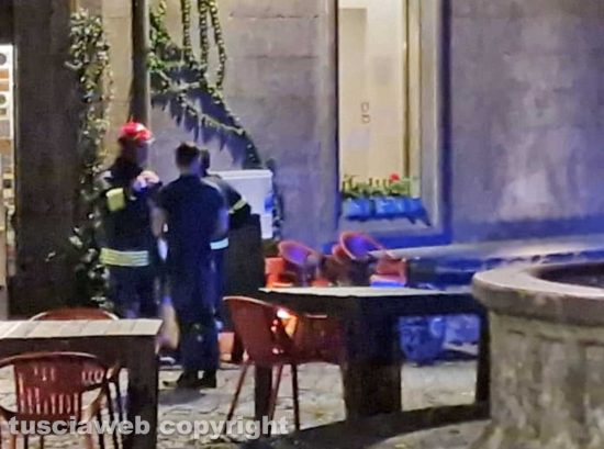 Viterbo - Incendio al ristorante il Gargolo