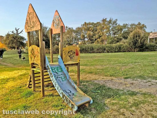 Viterbo - Pilastro - Il parco vicino al Riello
