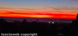 Viterbo - Un tramonto