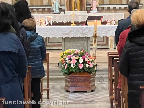 Viterbo - I funerali di Daniela Chiodo