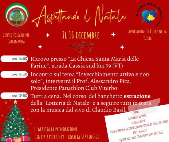 L'iniziativa "Aspettando il Natale"