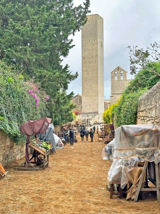 Tarquinia - Il set cinematografico a Santa Maria in Castello
