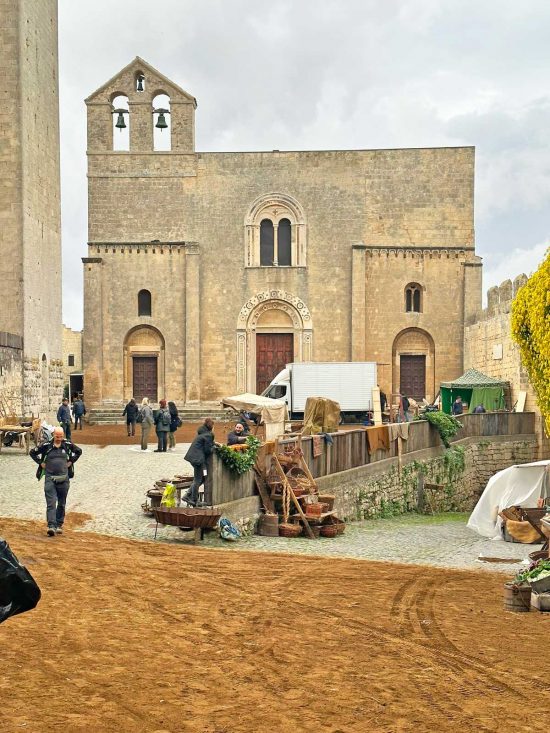 Tarquinia - Il set cinematografico a Santa Maria in Castello