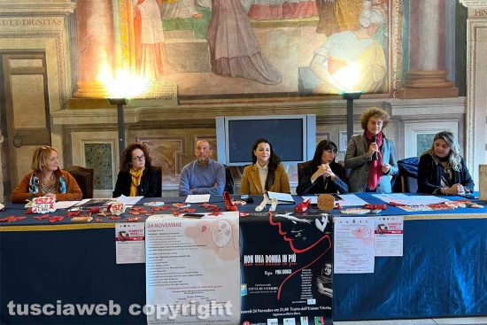 Viterbo - La presentazione delle iniziative contro la Violenza sulle donne