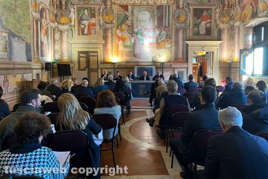 La conferenza in sala Regia