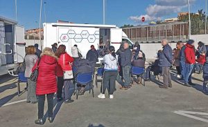 Civitavecchia - Il punto vaccinazione a San Liborio