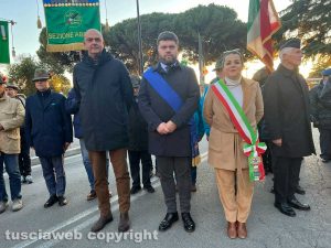 Viterbo - Sfilata degli alpini - Martinengo, Romoli e Frontini