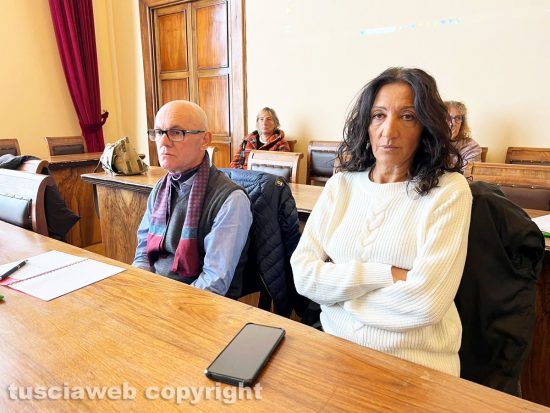 Viterbo - Apertura sportello dell’Ente bilaterale turismo - Da sinistra Carlo Proietti ed Elvira Fatiganti