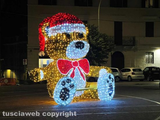 Viterbo - Le luminarie del centro stoprico