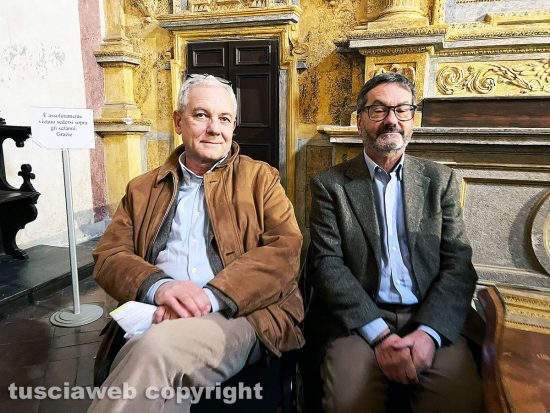 Viterbo - Presentazione Festival teatro sociale integrato - Da sinistra Orlando Meloni e Marco Marcelli