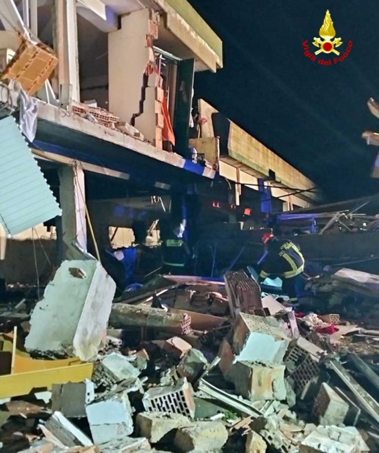 Esplosione a San Lorenzo Nuovo in una struttura per migranti