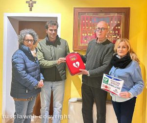 Da sinistra: Emanuela Socciarelli, Giacinto Guglielmi, Mauro Miralli e Graziella Fiocco