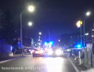 Viterbo - Incidente tra via Vico Quinzano e via Santa Maria in Silice