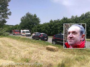 Vigili del fuoco, 118 e carabinieri - Nel riquadro Sergio Chiodi