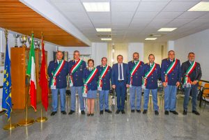 Viterbo - Polizia - Cerimonia di consegna della sciarpa tricolore