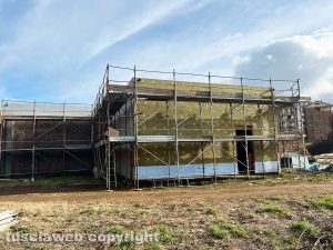 Viterbo - L'inizio lavori alla scuola dell’infanzia di Santa Barbara