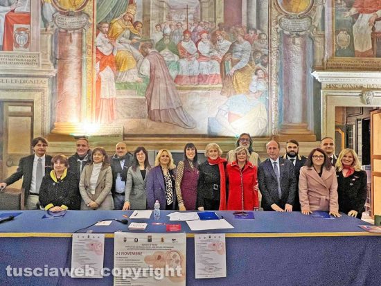 Viterbo - Il convegno sulla violenza delle donne a palazzo Priori