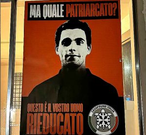 Omicidio Giulia Cecchettin - La gigantografia CasaPound