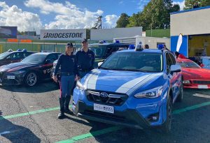 Polizia stradale di Viterbo a Vallelunga