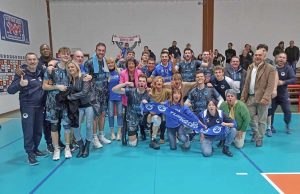 Sport - Pallavolo - La Maury's Com Cavi Tuscania dopo la vittoria
