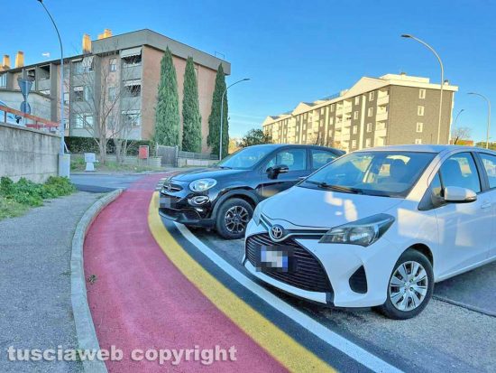 Viterbo - La pista ciclabile al Carmine