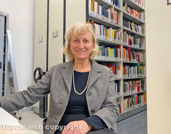 Giovanna Pontesilli, direttrice del polo bibliotecario umanistico sociale dell'Unitus