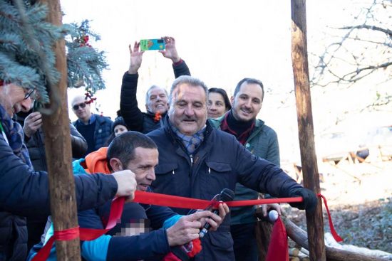 Soriano nel Cimino- Inaugurazione della prima Big Bench della Tuscia