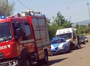 Vigili del fuoco, polizia e 118