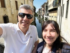 Gino Cecchettin e sua figlia Giulia