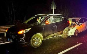Viterbo - Tamponamento sulla superstrada tra due auto