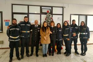 Viterbo - La sindaca Chiara Frontini e la polizia locale