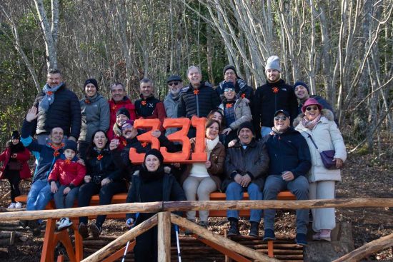 Soriano nel Cimino - Inaugurazione della prima Big Bench della Tuscia